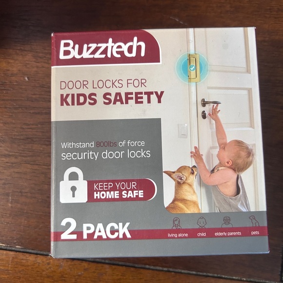 Other - Buzztech Gold Door Lock 2 Pack